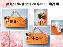 Pink rose European creative home decoration clothing store flower shop wall listing personality door decoration can be customized