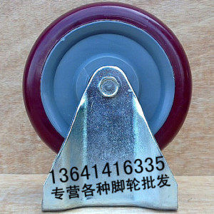 5-inch double bearing polyurethane wheel universal wheel abrasion resistant industrial castors furniture integral cabinet wheel five gold tool wheels