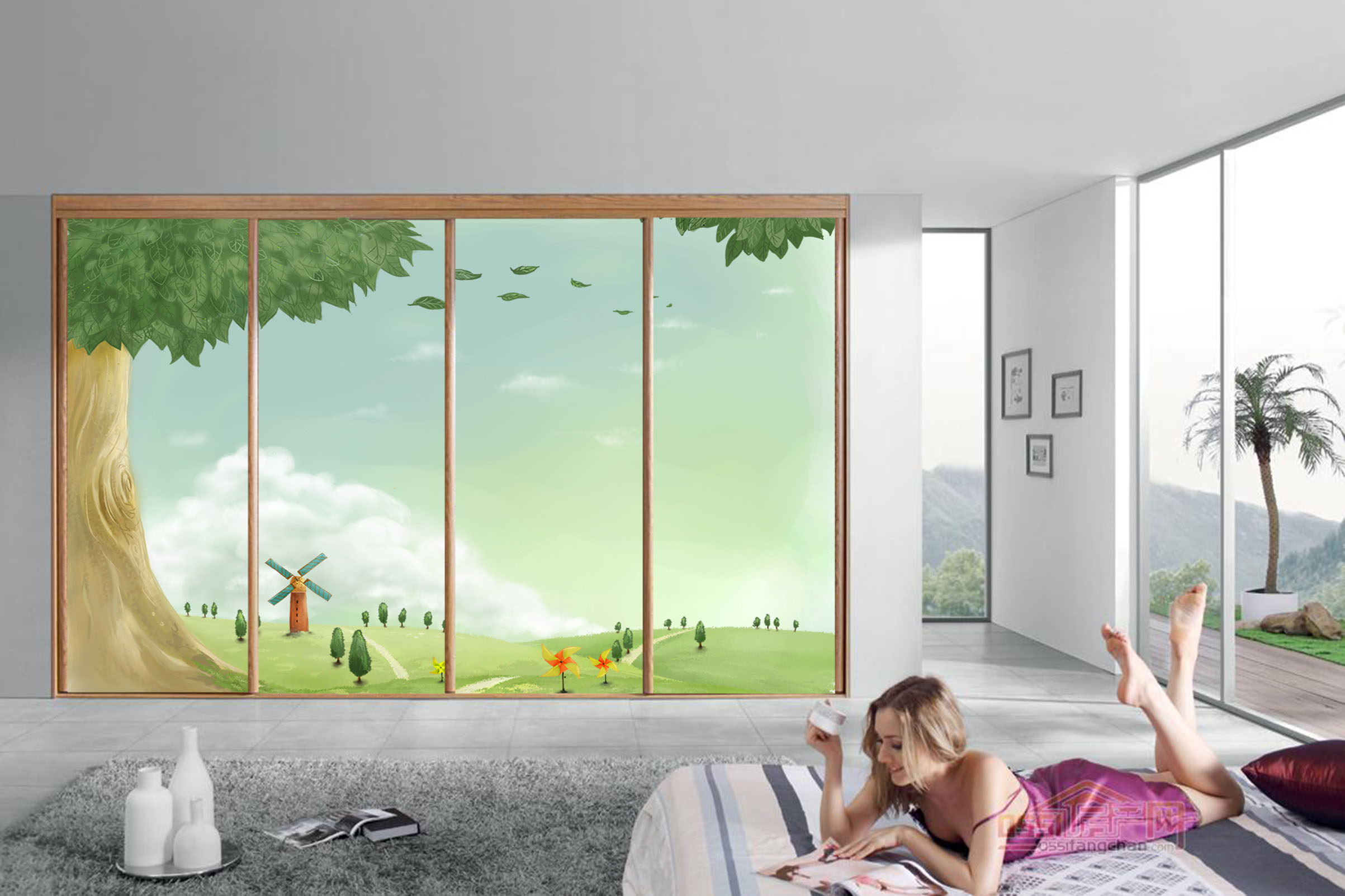 MS��ȫ��͸���¹�����Ĥľ��ֽͯ��