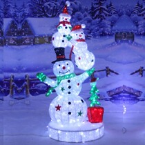 Christmas snowman Hotel shopping mall Large Christmas decorations Christmas supplies Large snowman