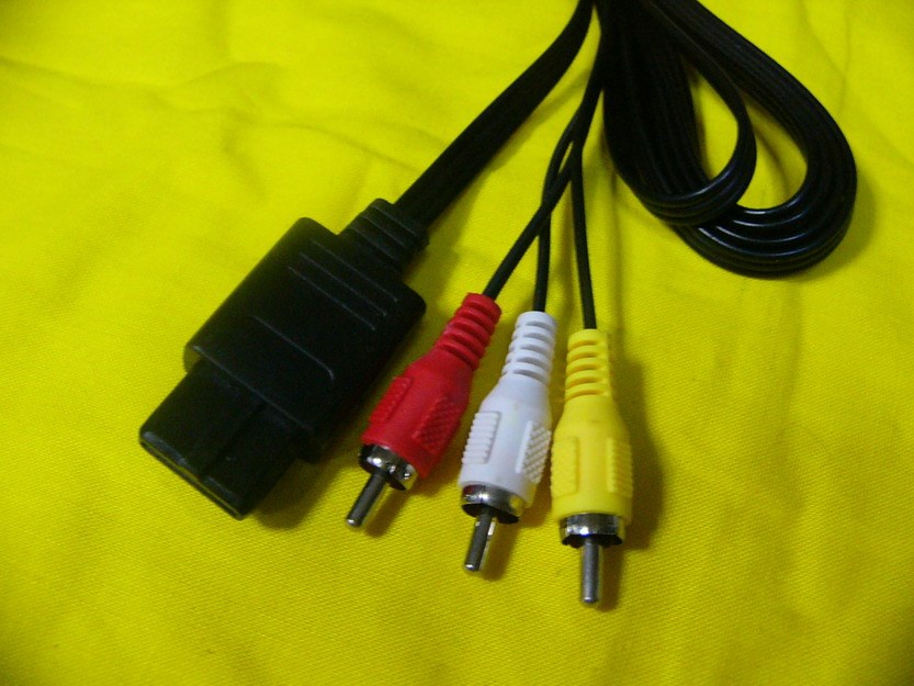 Купить AV-кабель 品质不错的 sfc ngc n64 通用 av线 в интернет-магазине с Таобао ...