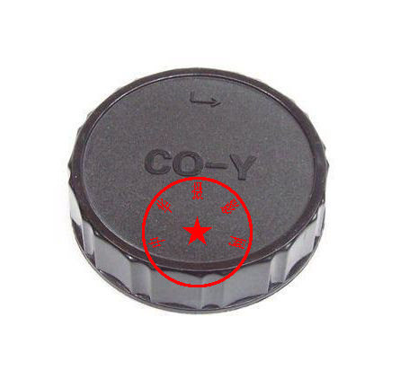 Domestically produced Kontoo time Y C bayonet lens with lens rear cover