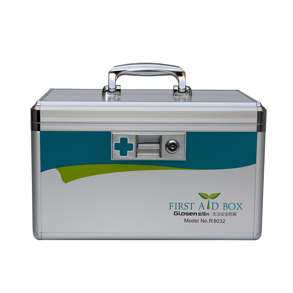 Jinlong Lungxing Aluminum Alloy First Aid Case Large Brexit Box Pharmaceutical Case for Family