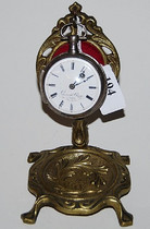 European luxury Western antique pocket watch 19th century French silver sesame chain pocket watch