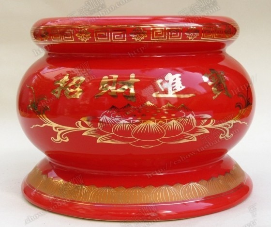 Make a fortune into the ceramic incense stove of the Baobao Incense Stove 4 inches