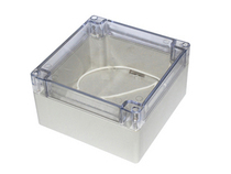 Plastic waterproof box transparent cover junction box security power supply outer box f5t(160*160*90)
