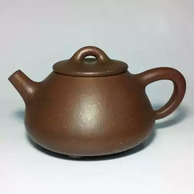 Yixing purple clay pot collectibles high temperature purple mud sand stone ladling pot famous Zhu Hua 300cc all handmade Big Pot