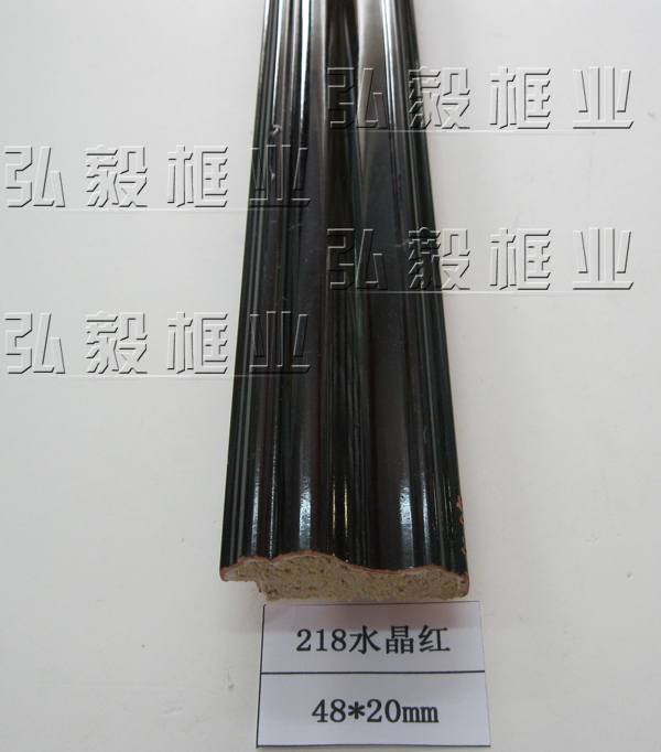 Cross embroidered photo frame mounting 218 crystal red regular wood line spray line mounting frame strips