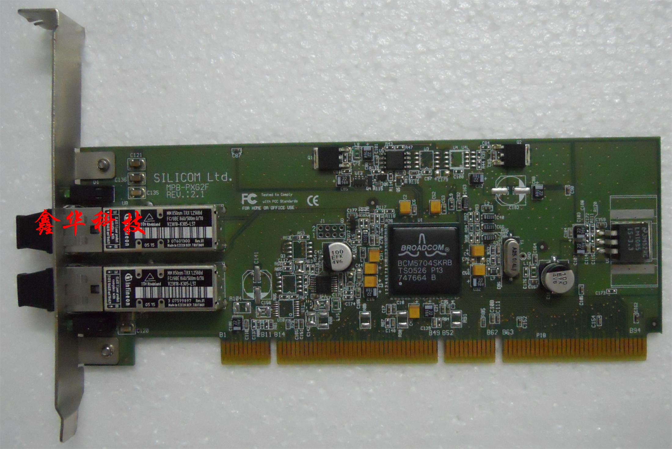 SILICOM DUAL FIBER GIGA-Ethernet PXG2F-SGI SGI Fuel Fabrics