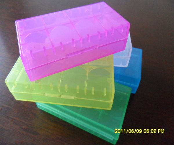 Lithium battery CR123A 16340 18650 PVC battery box storage box