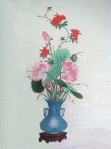 National intangible cultural heritage collection gift best gift Wuqiang New Year painting hand-painted rich and peaceful auspicious