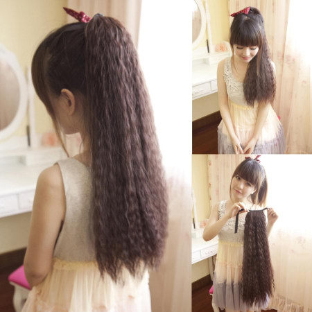 Horsetail Emulation ICPD Corn Roll Matwei Tin Paper Scalding Horsetail Corn Shall Be Rolled Ma Tail Mati Wig Roll Hair