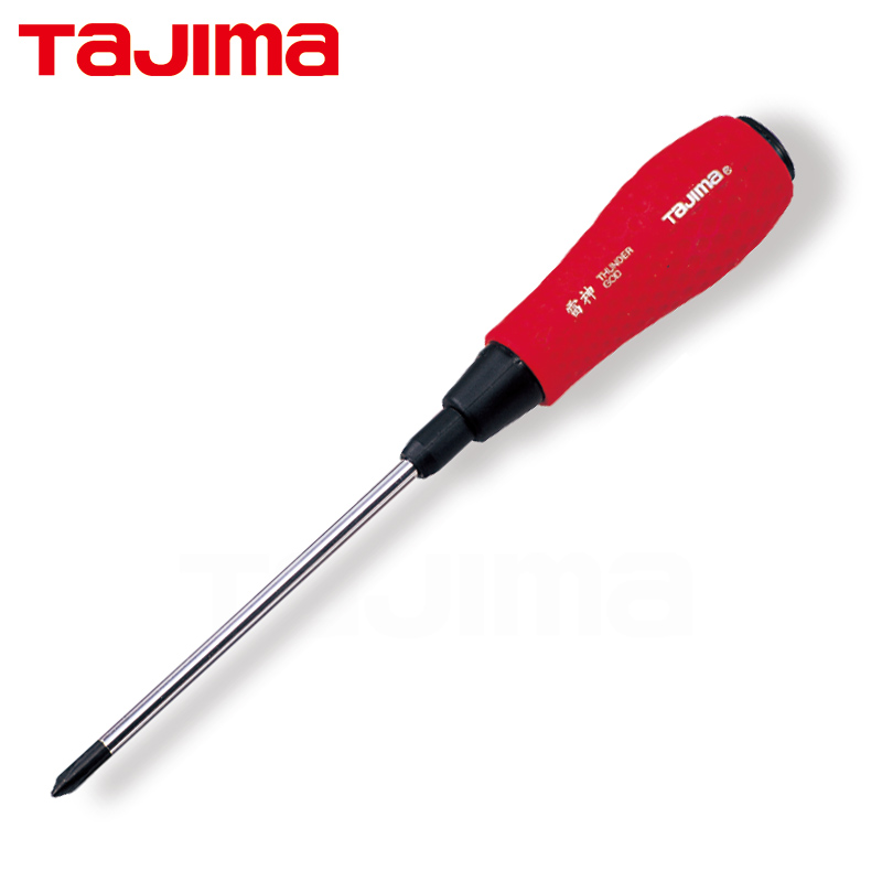 Japan Tanaka Screw batch cross screwdriver changed taper rubber handle RJ Raytheon series