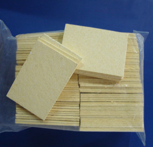 Small sheet iron sponge cleaning sponge 40 * 60mm * 10mm thick 3 pieces