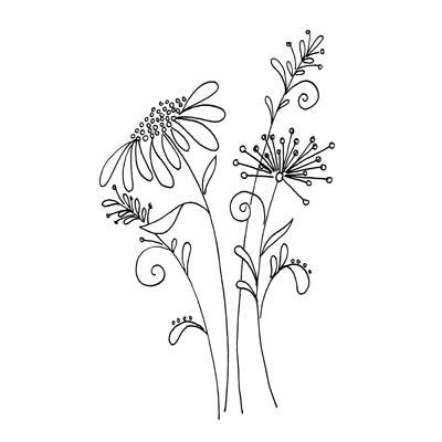 PENNY BLACK 2009 WONDERFUL FLOWER STAMP * SEAL: Dream of 3947K daylight