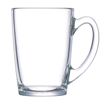 弓箭-乐美雅清晨钢化玻璃把杯32cl 一号店餐饮用品杯子水杯玻璃杯