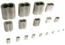 Oval aluminum sleeve aluminum chuck wire rope aluminum chuck 0 6--0 8MM 100 pieces