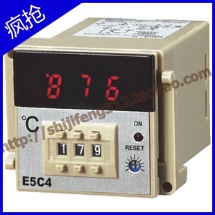 The new Omron thermostat E5C4 digital display temperature controller 0 to 399 degrees K type send base