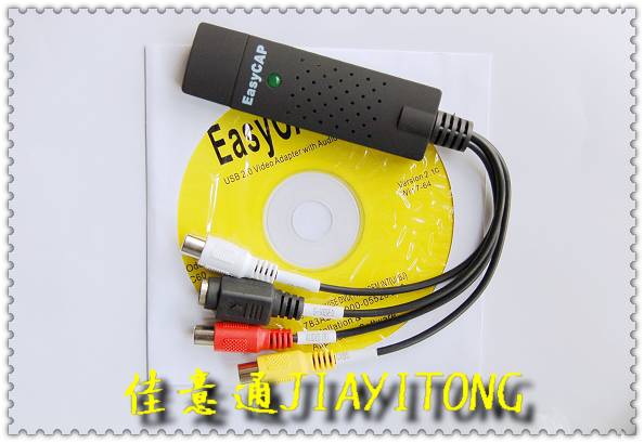 Notebook video USB capture card AV capture card one way monitoring EASYCAP STK1160 chip