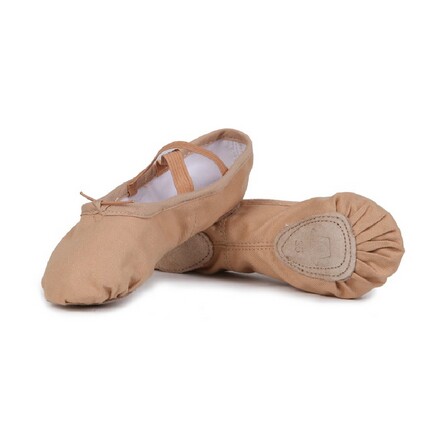 Pafai ballet dance shoes soft bottom exercise shoes men and women cat claw teacher dance shoes art test body camel color shows the instep