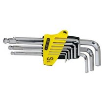 Stan tools 9PCs mirror ball head lengthy Allen wrench set