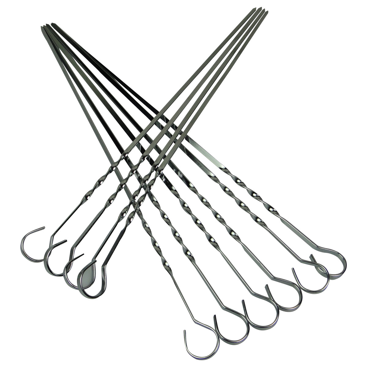 Barbecue Tools Accessories Stainless flat needle Stainless Steel Barbecue Needle Grilled Meat Needle A Pack of 10 Packs