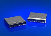 New Original SFP Plus (SFP ) Cage 1-by-4 Ganged 747540410