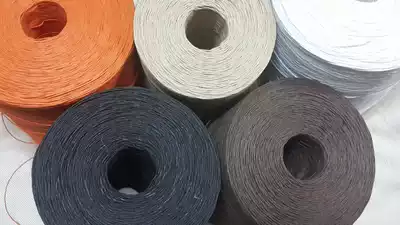 1mm Longjing tea leaf packaging rope White kraft paper rope Black tea pastry packaging tag paper rope 2500 meters