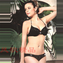 Counter Jindalai swimwear European and American fan diamond steel tripod bikini swimsuit female 9846