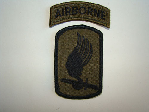 Embroidery badges United States 173rd Airborne Brigade Embroidery Arm Badge Jacket Windcoat Accessories