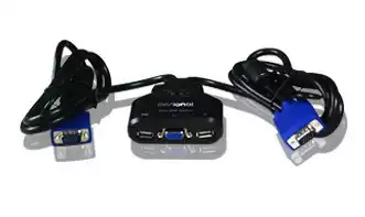 2-port automatic USB KVM switcher AS1302 VS cs62us