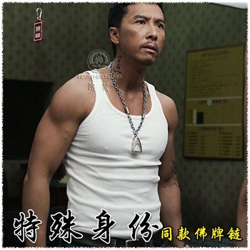 Zhen Zidan Celebrity Style Thai Amulet Necklace for Men, Triple Hanging Titanium Steel Four-Faced Buddha Necklace, Non-Fading