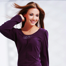 Special Price Coner Thermal Underwear Fashion Modale Inlaid Drilling Autumn Jersey Undershirt Womens Underwear 9113