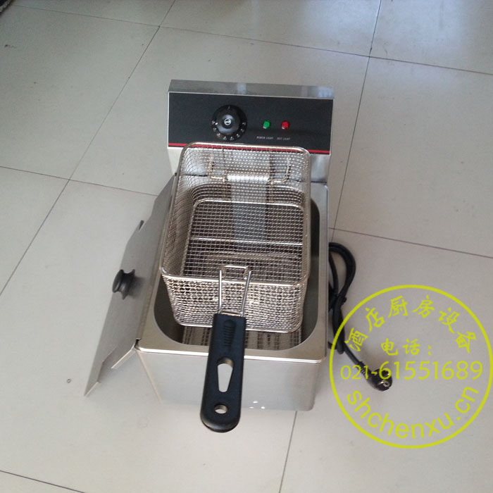 Frying furnace JS-6 8 11L single cylinder single screen commercial electric fried fried fried fried machine high quality and durable
