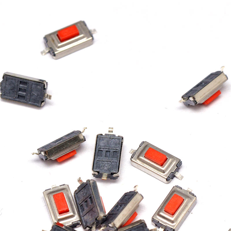 3 * 6 * 2 5MM light switch Long 3 Width 6 patches 2 feet Imports red press Newplastic switch