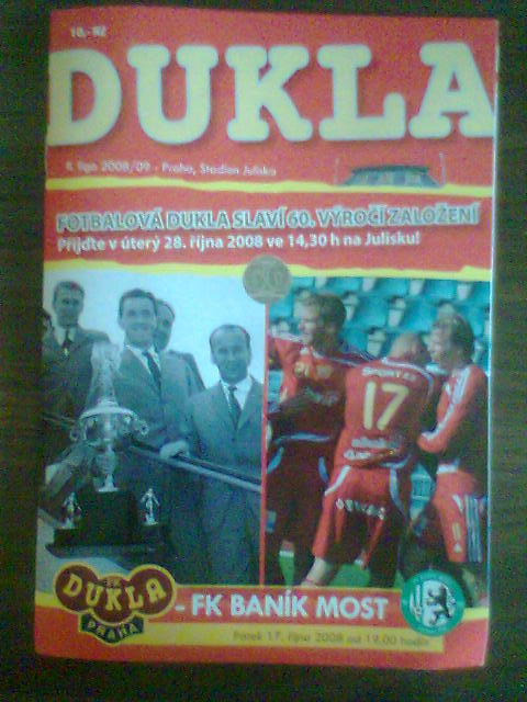 Czech club DUKLA PRAHA team magazine