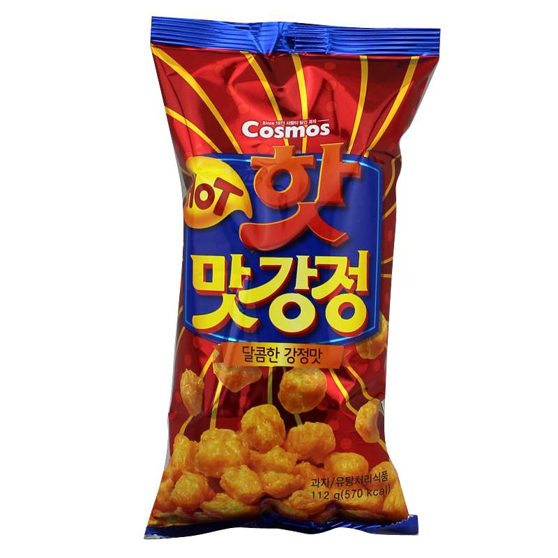 【天猫超市】韩国进口 cosmos 鸡汁脆脆球112g 休闲零食 办公零食