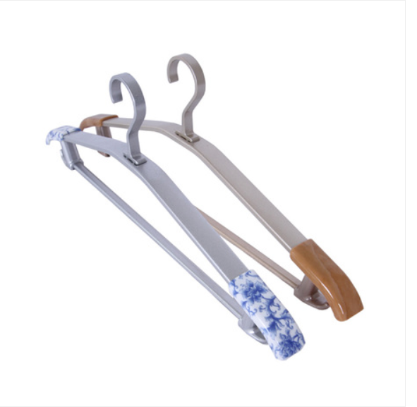 Romance Full Aluminum Clothes Hanger Aviation Aluminum Hanger clothes hanger Hanger Triangle Hanger Pants Rack LY1068 Assorted Aluminum Clothes