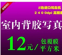 写真喷绘制作A4表格 彩页(背胶 无胶pp纸)易拉宝X展架海报定做