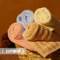 Natural style │ Bamboo fiber towel soft skin does not lose hair super absorbent square towel for children baby towel