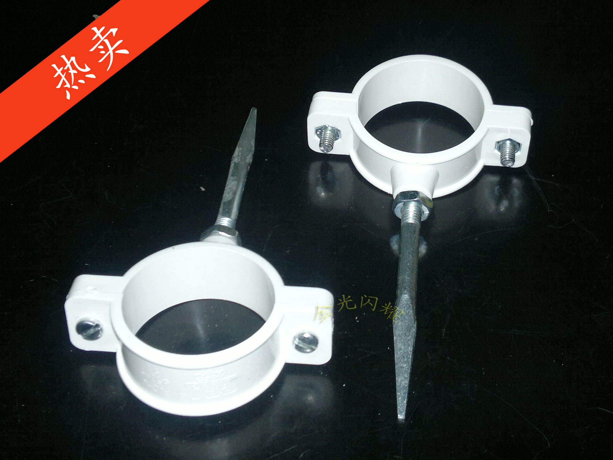 [USD 4.37] AD PVC tube clip Fixed PVC hose card wall hoop hoop hoop