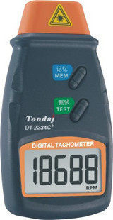 Tachometer Pocket photoelectric tachometer DT-2234C laser tachometer Non-contact tachometer