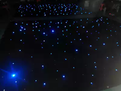 LED Starry Sky cloth led starry sky curtain color background cloth wedding background cloth