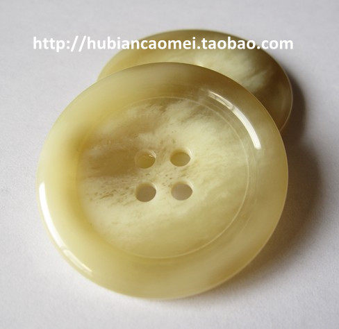 日本進口仿玉石白褐色大衣風衣西服裝毛衣樹脂鈕釦子35mm25mm