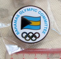 2012 London Olympic Games Badge Bahamas NOC Memorial Chapter PIN 