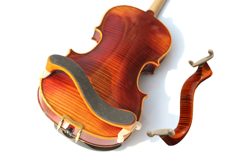 Violin solid wood shoulder pad Shoulder pad Wooden shoulder pad 4 4 pattern shoulder drag adjustable