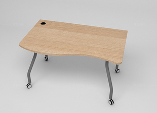 With changing furniture Elvis style steel wood table office furniture dining table desk mobile desktop computer computer desk 1001