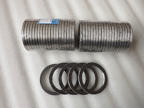 Suitable for car exhaust pipe silencers silenced RMBthree catalytic converter connector cushion sealing ring flat round cushion gaskets