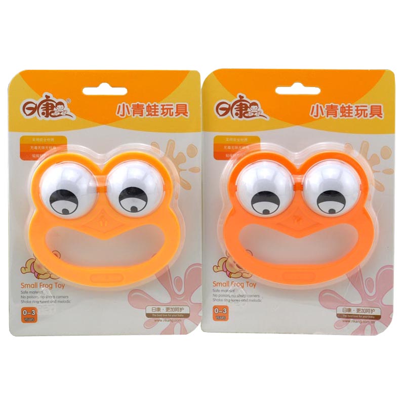 日康3647小青蛙玩具/手眼协调/益智/启蒙 婴儿摇铃 益智玩具0-3岁
