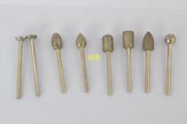 Golden steel sand grinding head grinding needle set electric grinding grinding Jade peeling grinding carving violence 3x8 single 2 5 yuan